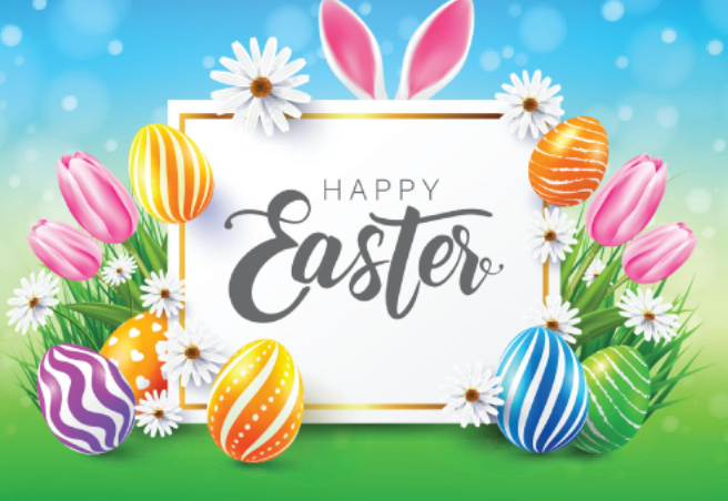Beautiful happy easter image