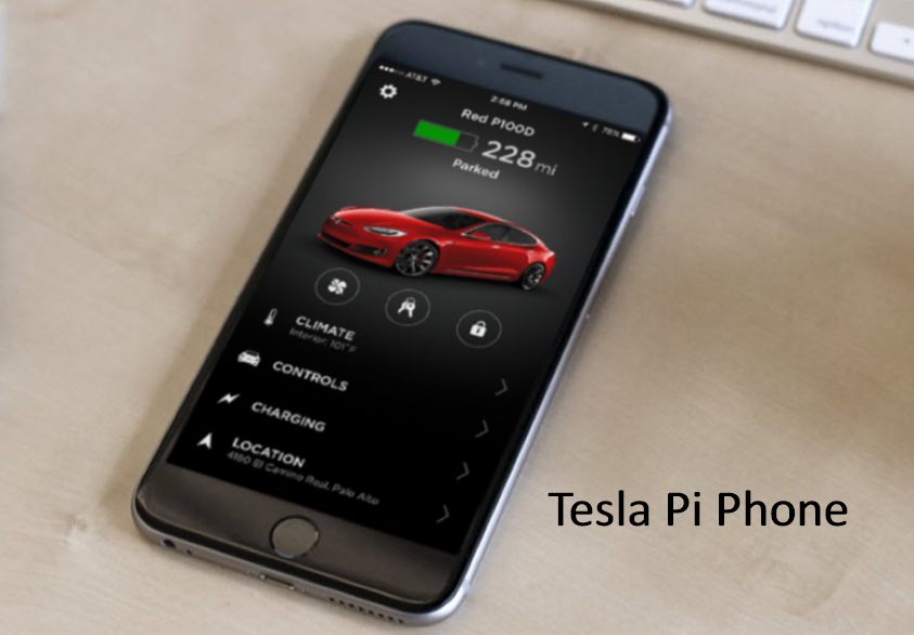 Tesla Pi Phone Pic