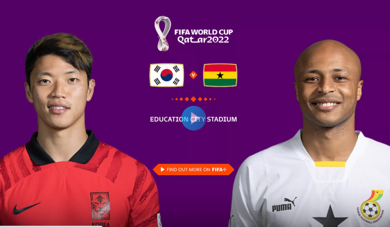 South Korea vs Ghana World Cup Football Match Live Time, How to Watch ...