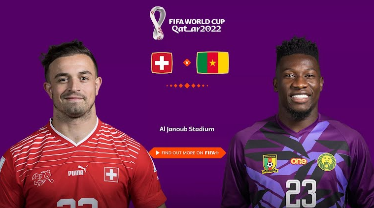 Switzerland vs Cameroon Match Live