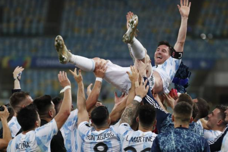 Argentina winning moment