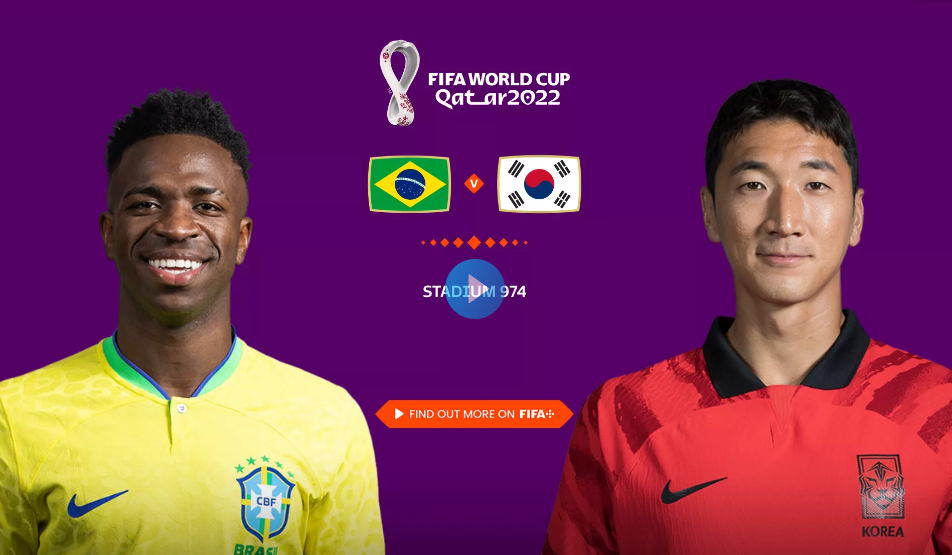 Brazil Vs South Korea Live 2022 Today Match Live Online, App, TV ...