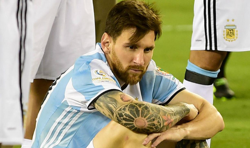 Leonel Messi's Retirement Sad Picture