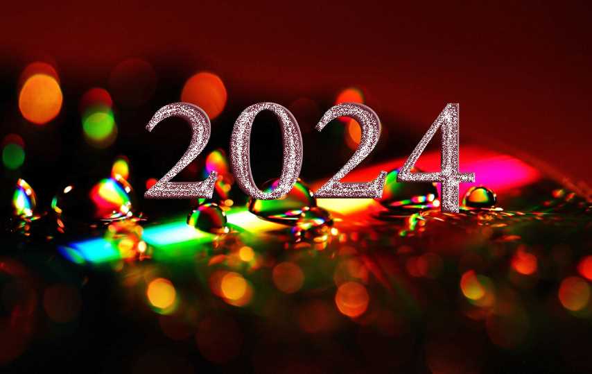 Happy New Year 2024 Logo