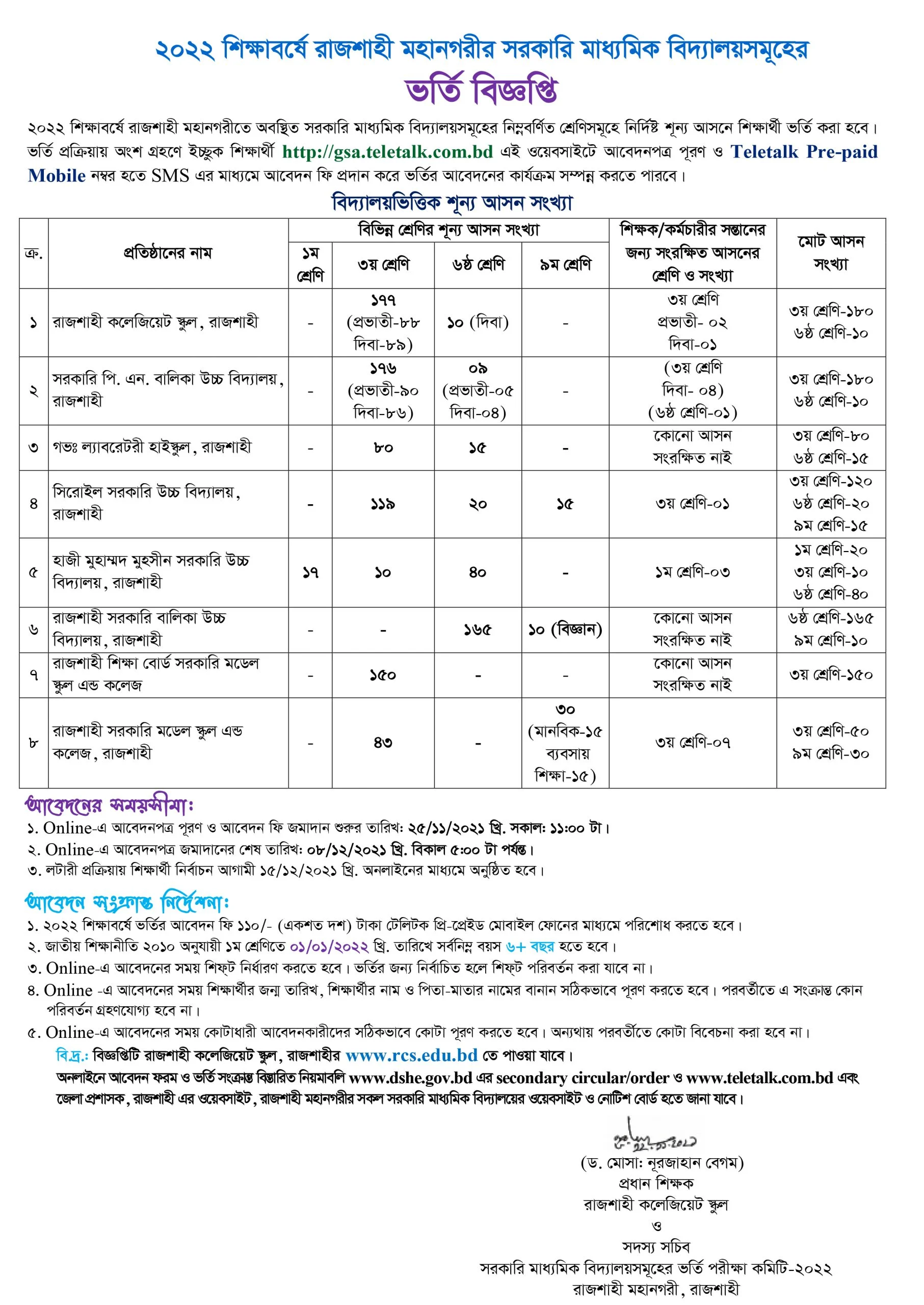 সরকারি পি এন উচ্চ বালিকা বিদ্যালয় রাজশাহী