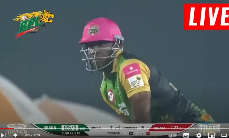 আন্ড্রে রাসেল রান আউট ভিডিও