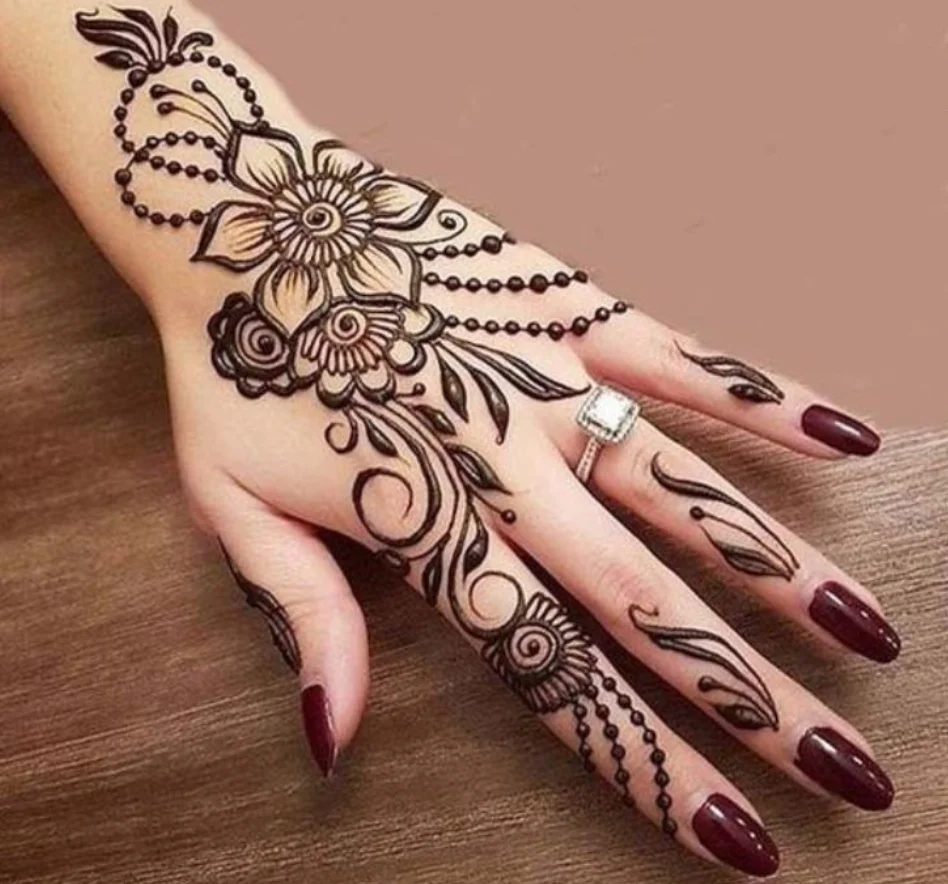নরমাল মেহেদী ডিজাইন