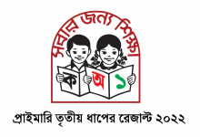 প্রাইমারি তৃতীয় ধাপের রেজাল্ট ২০২২