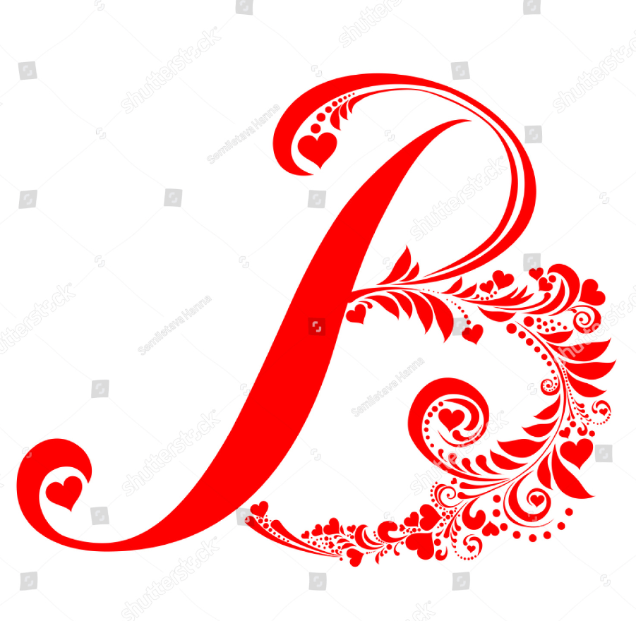 B অক্ষরের Love পিক
