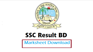 Barisal Board SSC Result Full Marksheet Download