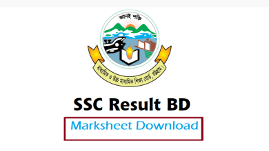 SSC Result Chittagong Board Full Marksheet